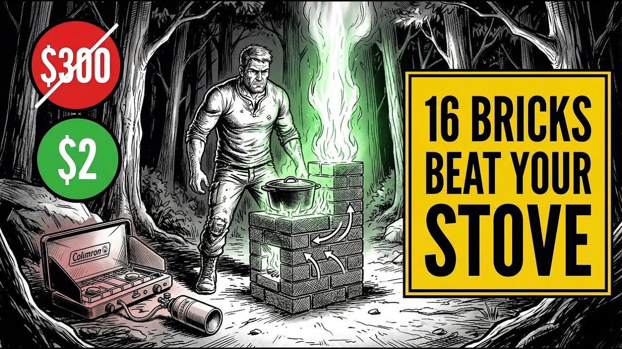 The $2 Rocket Stove That Beats Your $300 Camp Fire (Fire Physics Explained)