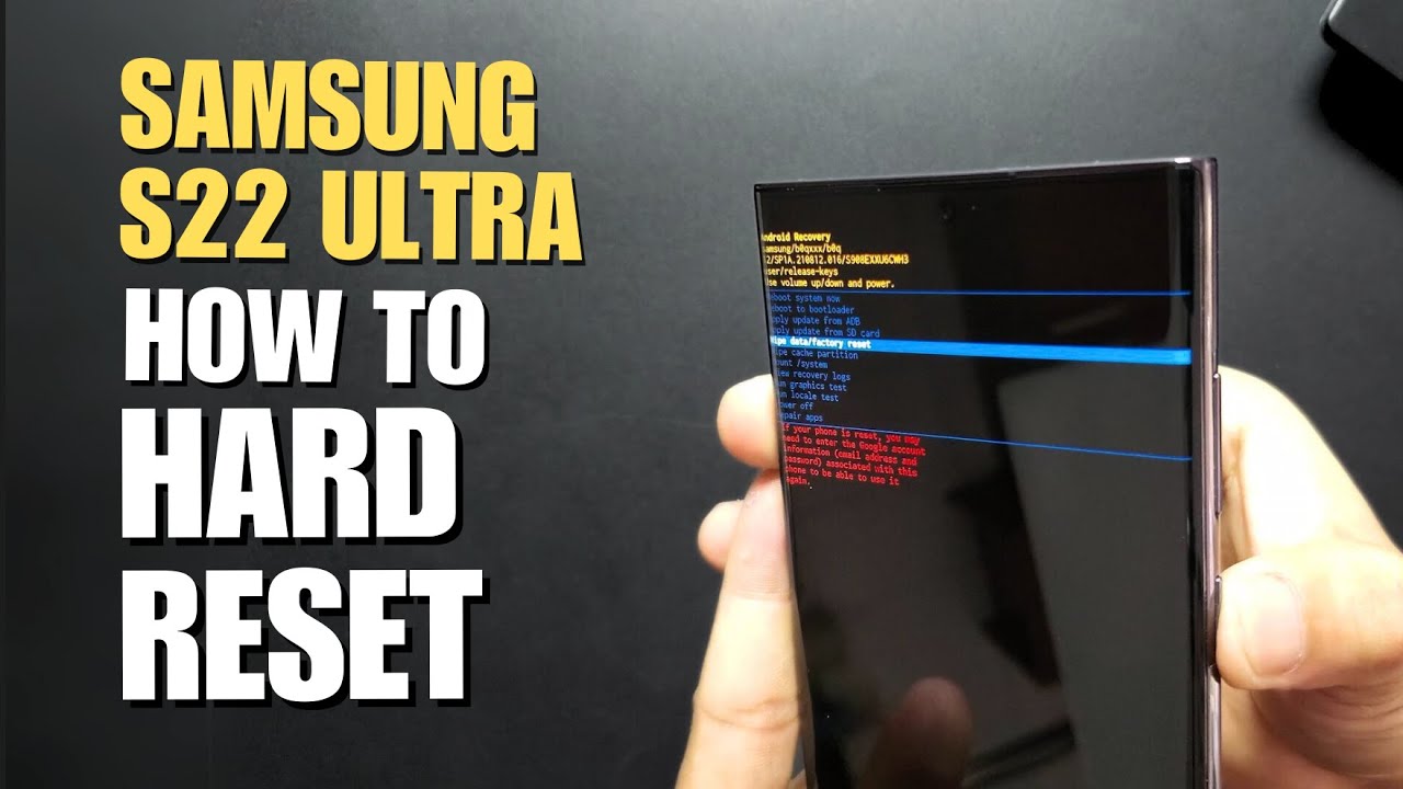 How to Hard Reset Samsung S22 / S22+ / S22 Ultra Update 2024