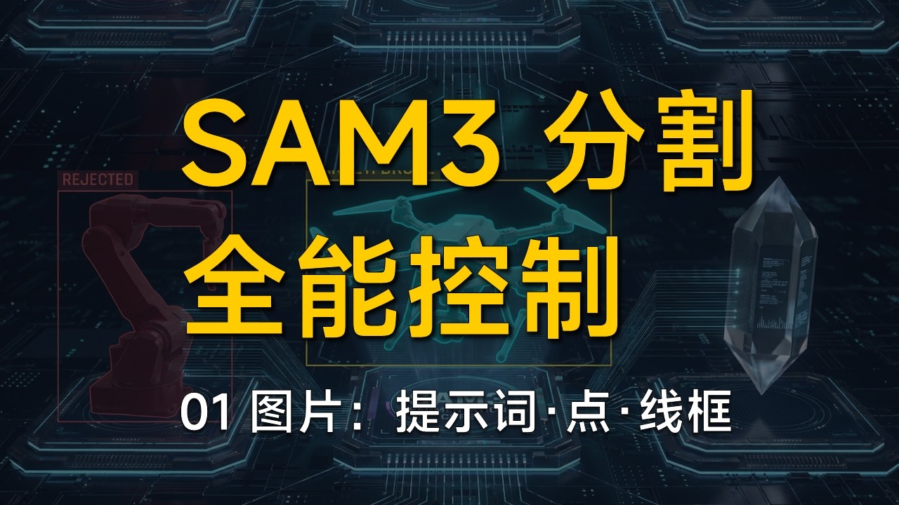 在ComfyUI中使用SAM3实现万物分割 01：图片分割