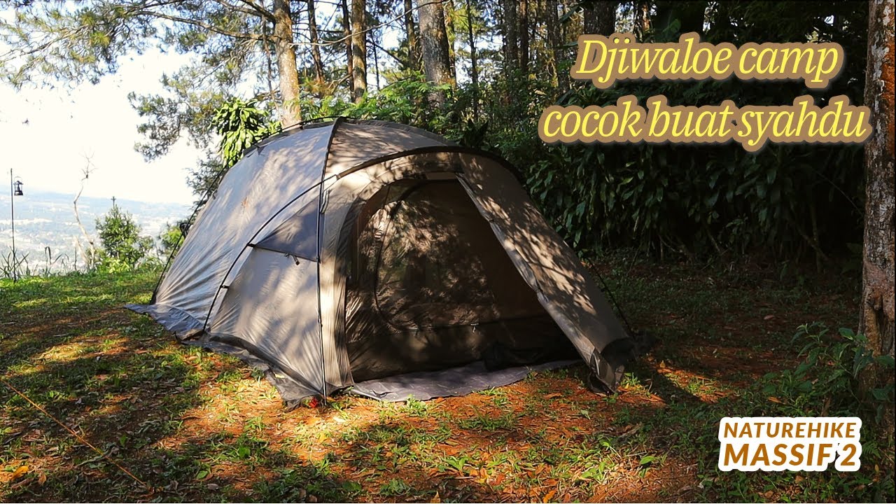 Camping pinggir hutan dan view city light di Djiwaloe Camping Ground | subtitled | episode 50