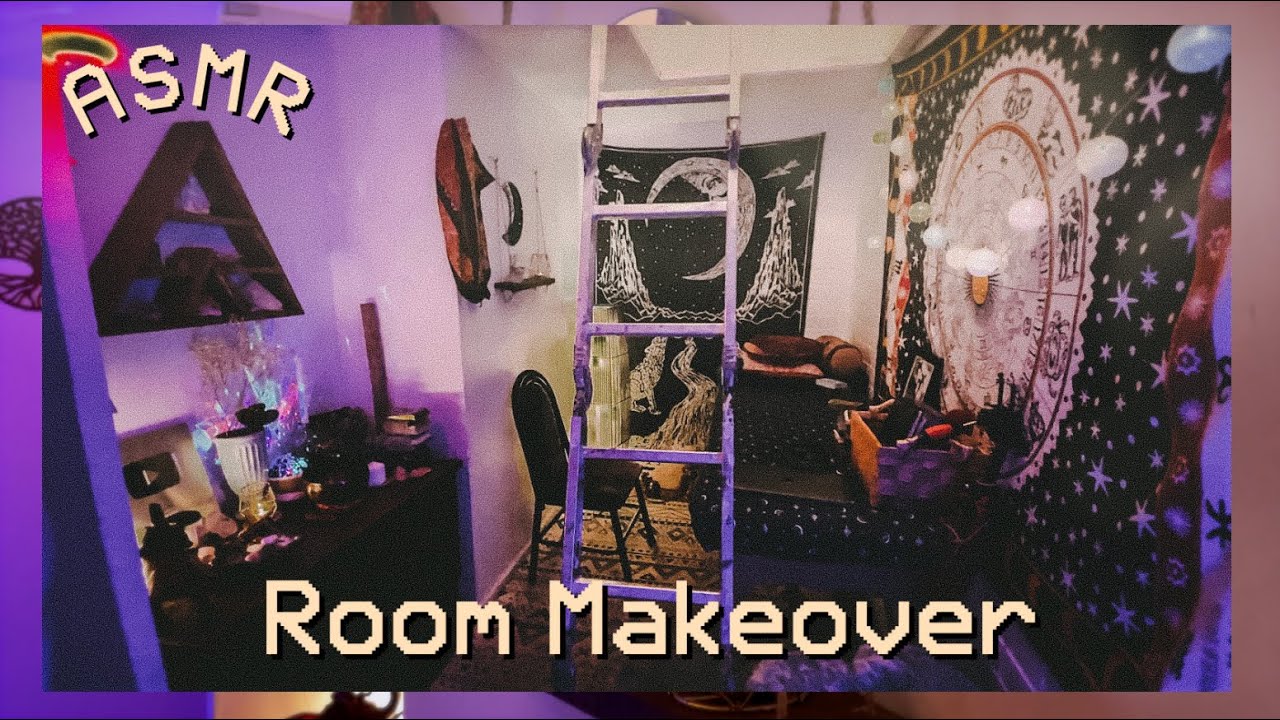 ASMR Mi espacio espiritual 🦋 Abrí un hoyo en el techo para tener luz 🌞 Room Tour + Renovación!