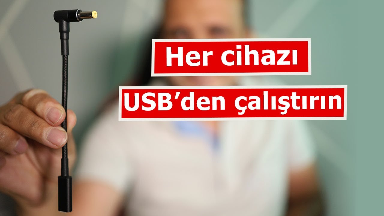 Bu kablo ile birçok cihazı USB'den çalıştırabilirsiniz. İşte yöntemi!