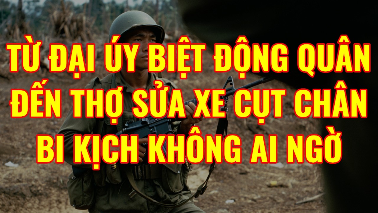 Từ Đại Úy Biệt Động Quân đến thợ sửa xe cụt chân | HỒI KÝ MIỀN NAM VN