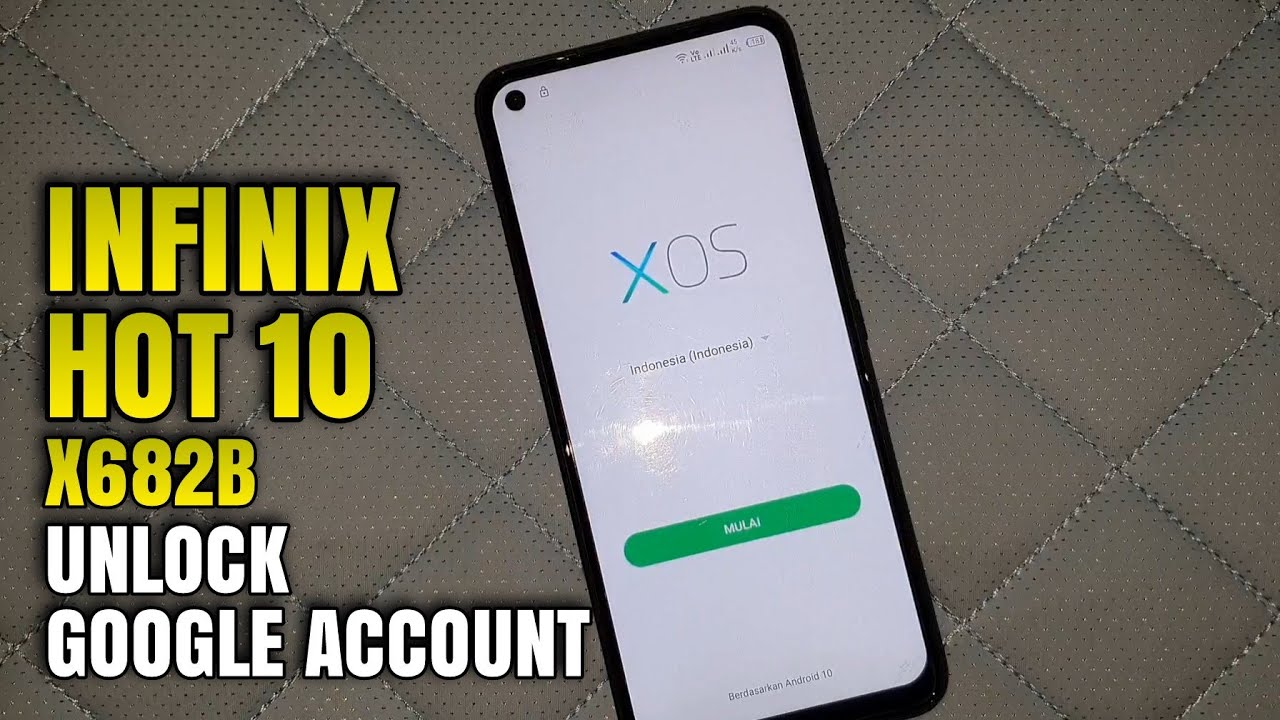 Bypass Frp Unlock Google Account Hp Infinix Hot 10 X682B Android 10 Tanpa Komputer, Mudah Banget