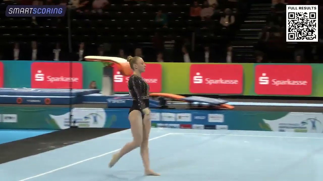 Lisa Vaelen. 2025 European Championships. Qual/TF. FX