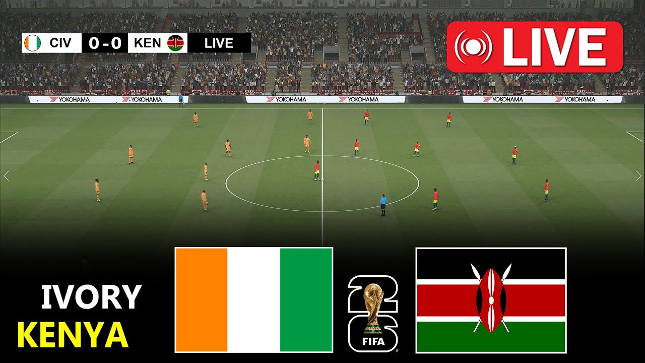 Ivory Coast vs Kenya | CAF World Cup Qualifiers 2026 | eFootball Pes 21 Simulation Gameplay