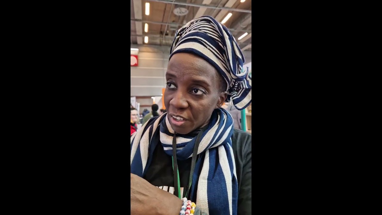 @HORTENSERENCONTRE Axel Emmanuel Gbaou chocolatier. Maria Dion-Gokan- #salondelagriculture.#civoire