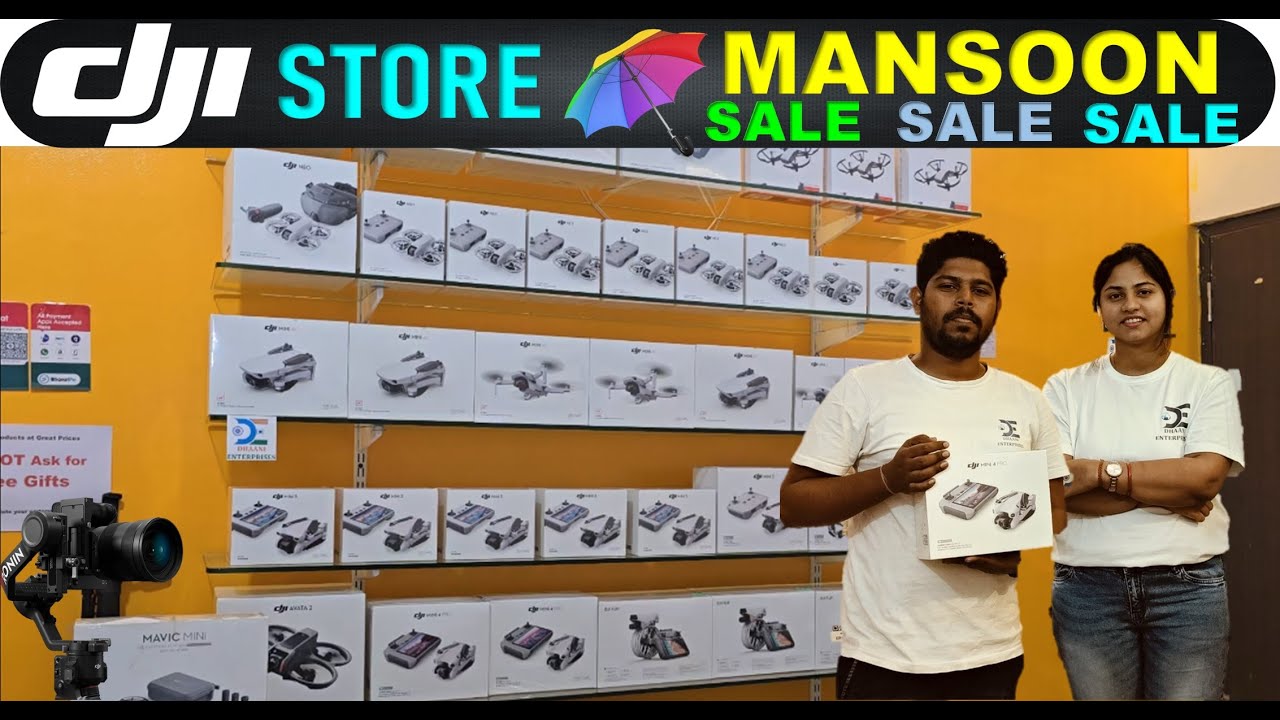 DJI Drones Monsoon Sale 🕺💃 is BACK🤩☔ 🌧️| DJI DRONE PUNE || DJI Drone ODISHA   #djiair3s #mini4pro