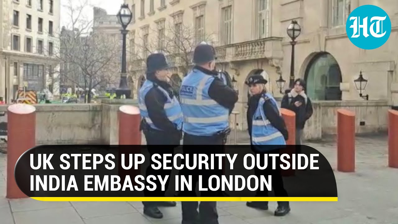 UK cops secure India Embassy in London with barricades; Move after Modi Govt&rsquo;s tit-for-tat?