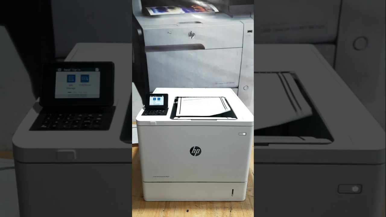 HP LaserJet M607 &ndash; Quick Overview #devicedoctor #printer #printerrepair #hpprinter #hp