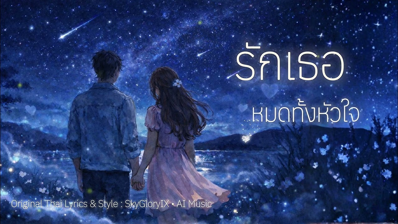 รักเธอหมดทั้งหัวใจ - Love Story | Original Thai Lyrics & Style : @SkyGloryIX  | AI Music