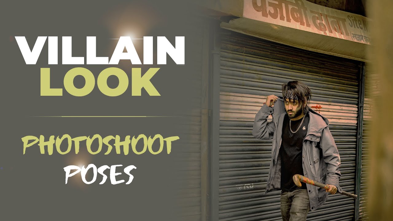 VILLAIN LOOK PHOTOSHOOT POSES 🔥 in Hindi