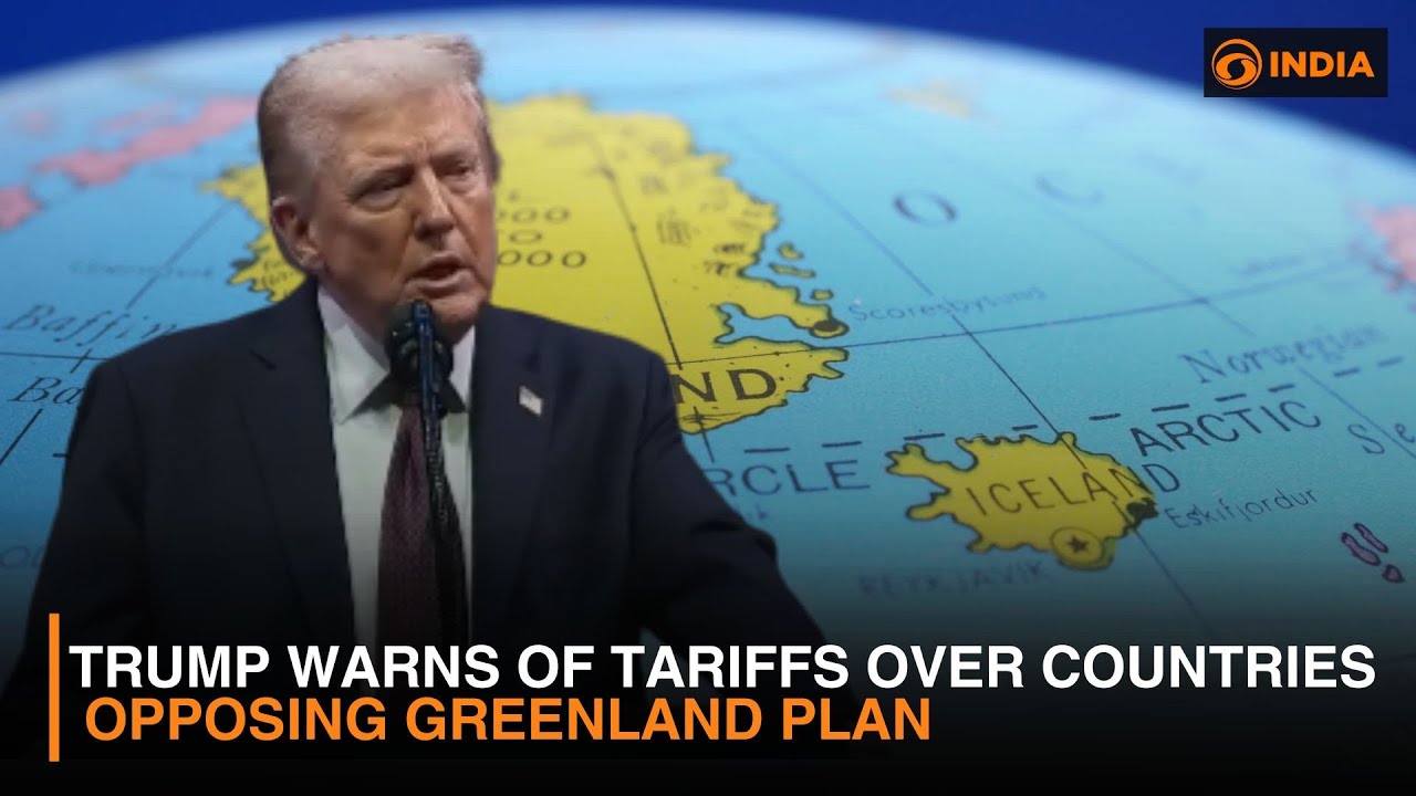 Trump Warns of Tariffs Over Countries Opposing Greenland Plan | Latest Updates | DD India Live