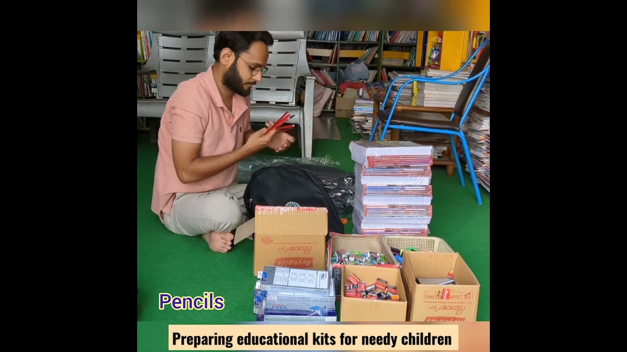 educational kits for single -parent & orphan children.