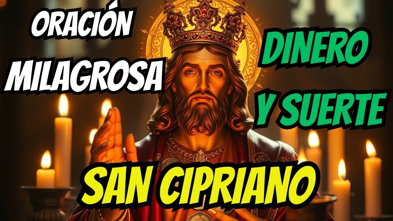 🔴Oración A San Cipriano Para El Dinero, Abundancia y Suerte (Funciona Rápido)