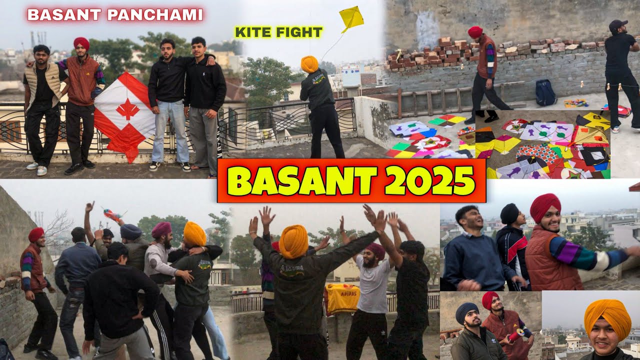 Basant Panchami vlog 2025🔥 | Kite Fighting | Big Kite Flying | Kite Looting | JOBAN RAMGARHIA