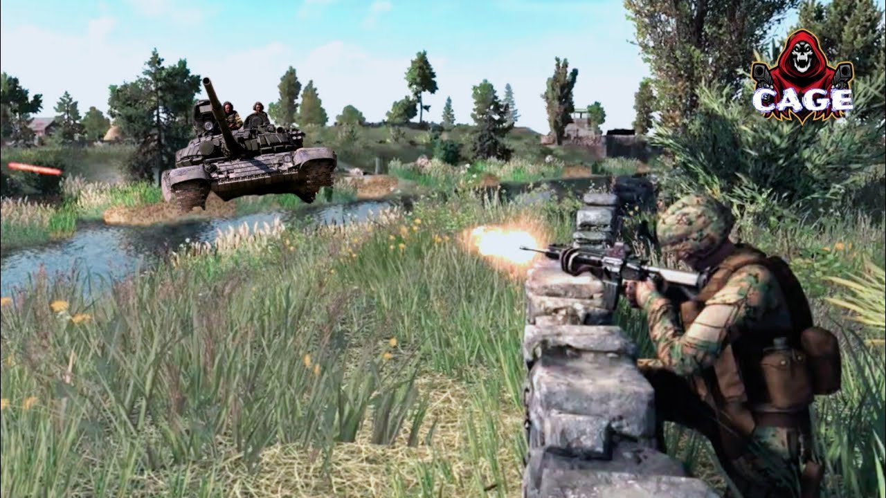 Ukrainian Lone Tank Group Destroys Large Russian Military Groups | Arma 3 Milsim | Simulation