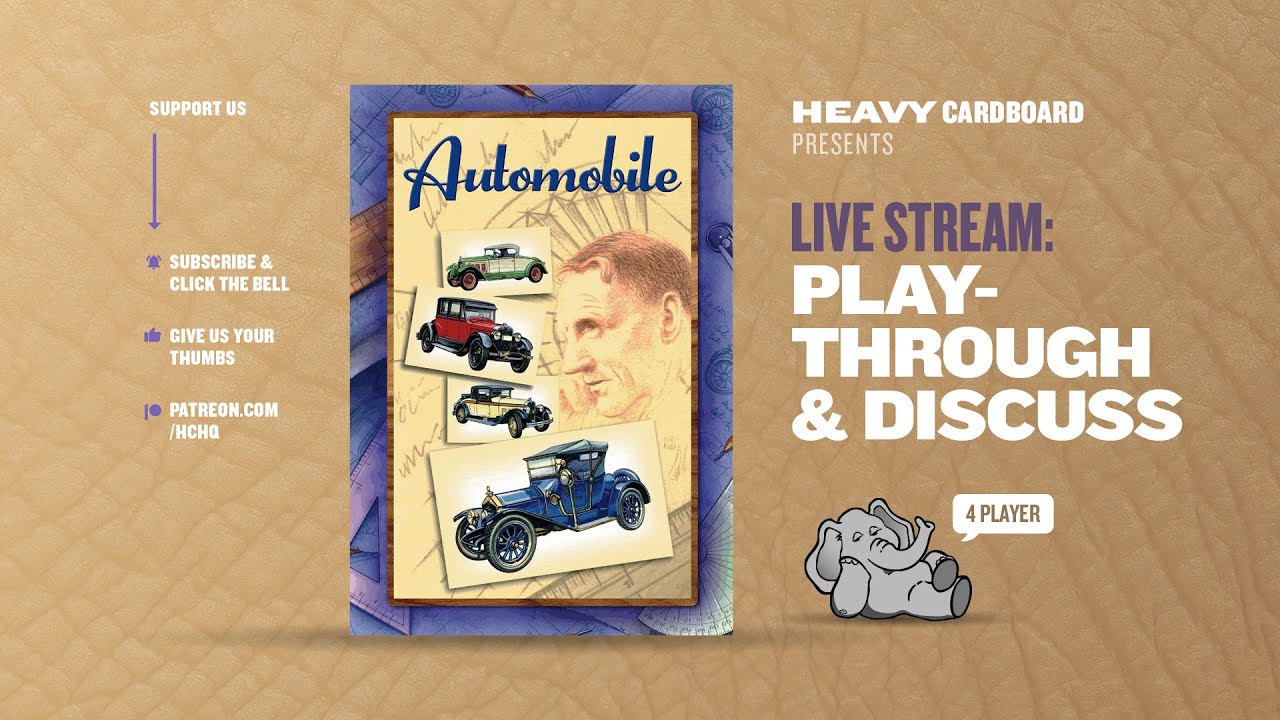 Automobile: 4p Play-through & Round table by Heavy Cardboard