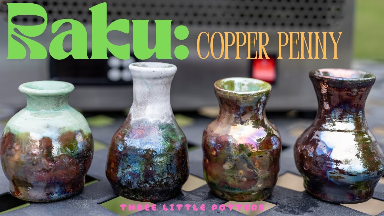 Raku Glaze Review: Mayco Copper Penny