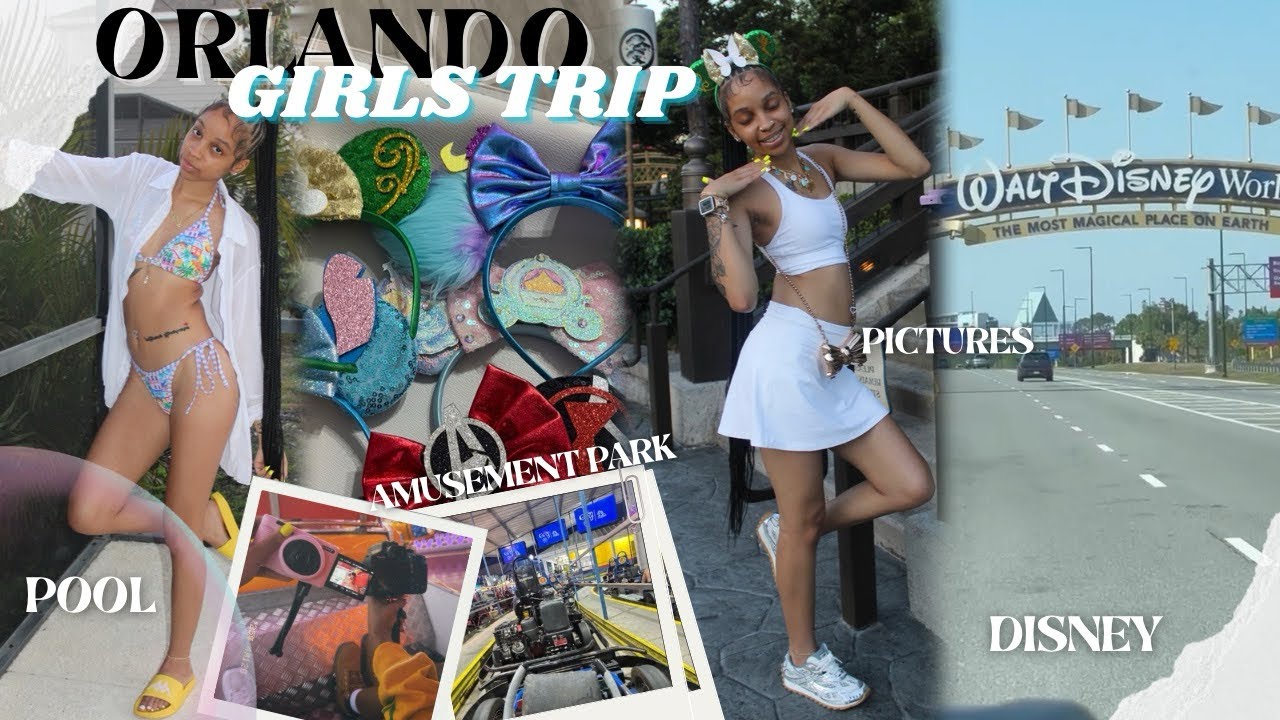 ORLANDO GIRLS TRIP🎀🫧| Epcot, fun spot, brunch, OOTD, + more!