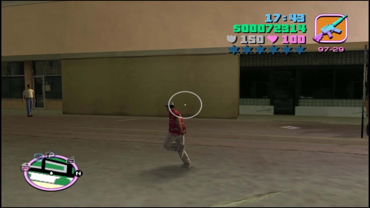 Funny scream in GTA Vice City (PS4)