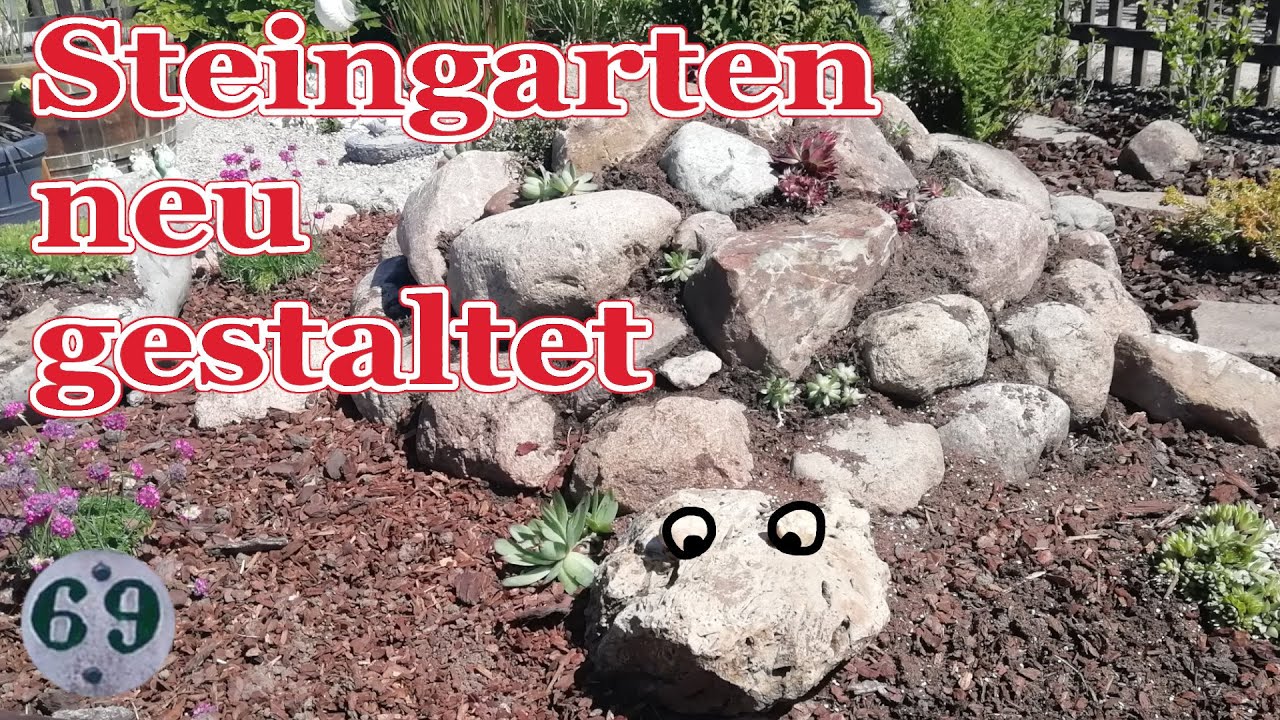 Steingarten neu gestaltet | Eine Schildkr&ouml;te als Steingarten