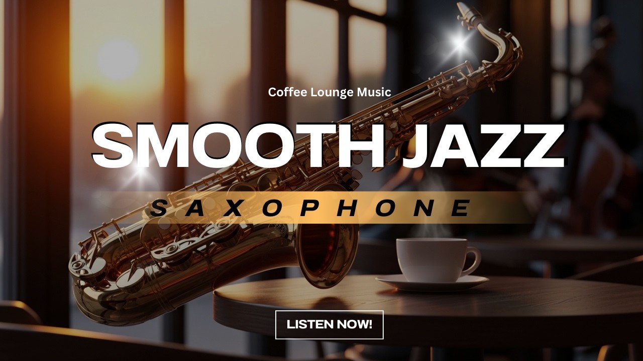 Smooth Jazz Saxophone for Warm Sunset Evenings – Coffee Lounge Music