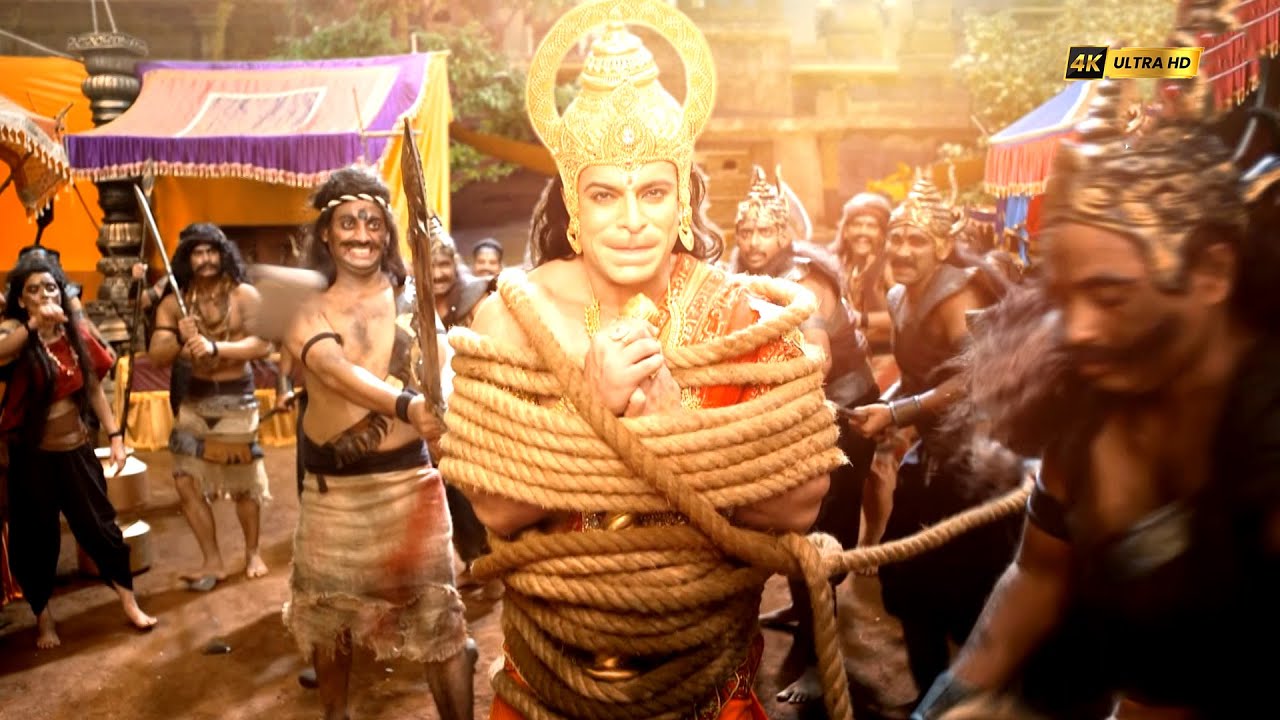মেঘনাথ হনুমানকে বন্দী করেছিলেন | Mahabali Hanuman | মহাবলী হনুমান #jaihanuman #ramayanatales