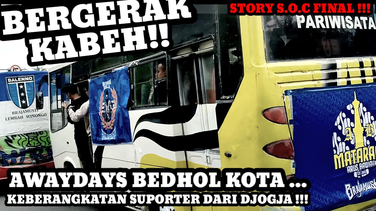 RATUSAN ARMADA SUPORTER PSIM PENUHI SURAKARTA‼️FINAL SEJARAH TOUR BESAR SUPORTER LASKAR MATARAM