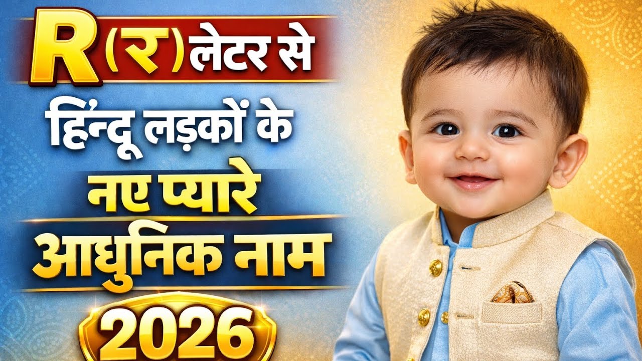 R letter se baby BOY names 2026 | unique baby boy names | R अक्षर से लड़को के सुन्दर नाम | Boy Name