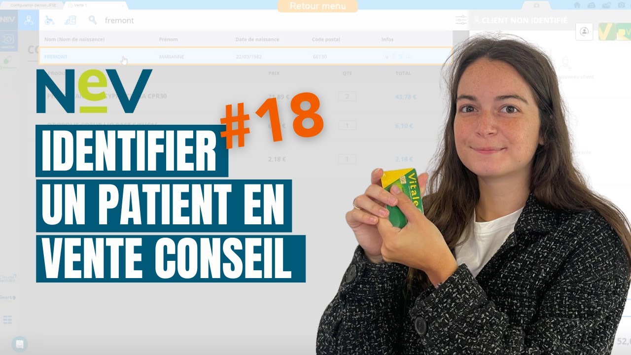 Comment identifier rapidement un patient en vente conseil dans le logiciel Smart Rx ? | DémoSmart