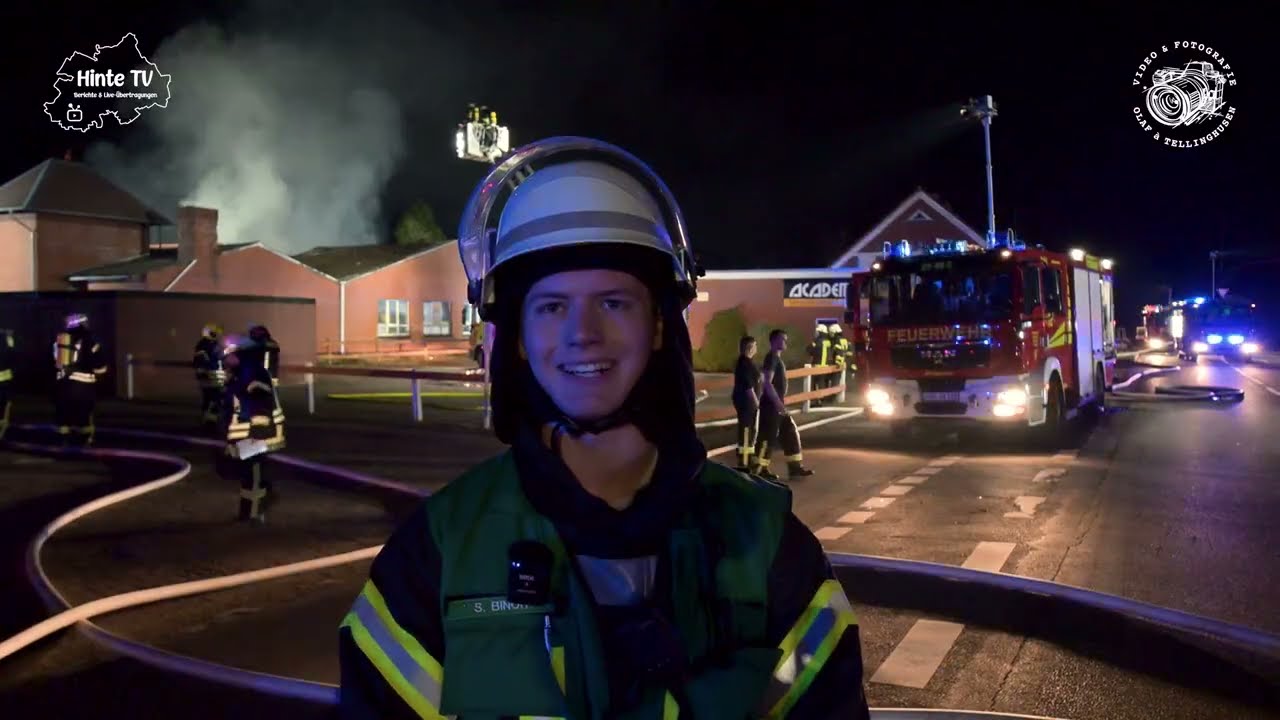 Feuer im HAWO-Markt in Moordorf – Großeinsatz für Feuerwehr. 07.03.2026