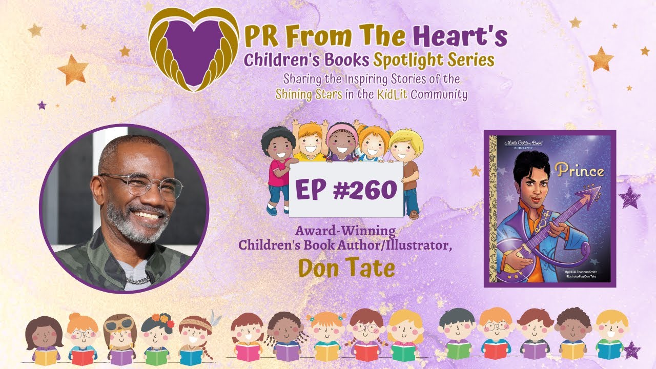 Children’s Books Spotlight Series Ep. #260: Don Tate | Prince: A Little Golden Book® Biography