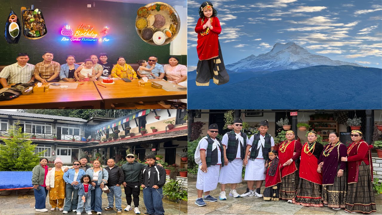 Day 3 & 4 Ghandruk Tour 2025 | Ankit’s Birthday Celebration | Rice Garden Restaurant & Bar Pokhara 