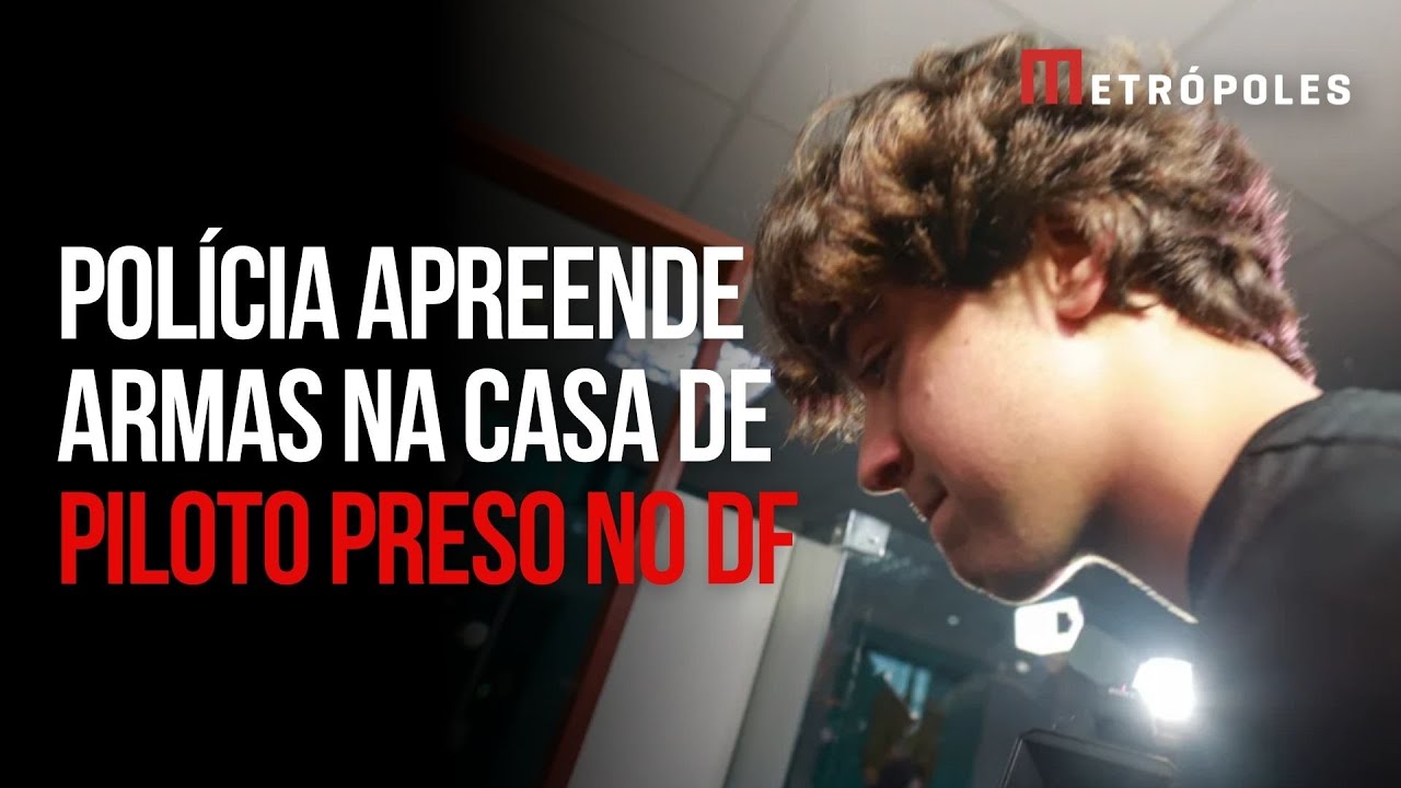 Veja armas apreendidas na casa de piloto preso por agredir adolescente
