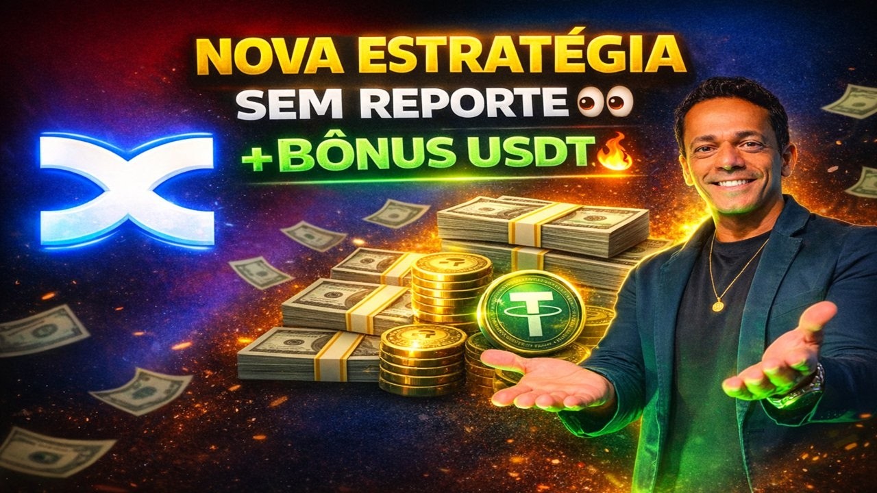 BINGX: NOVA ESTRAT&Eacute;GIA SECRETA 😱 GANHE USDT SEM REPORTE!