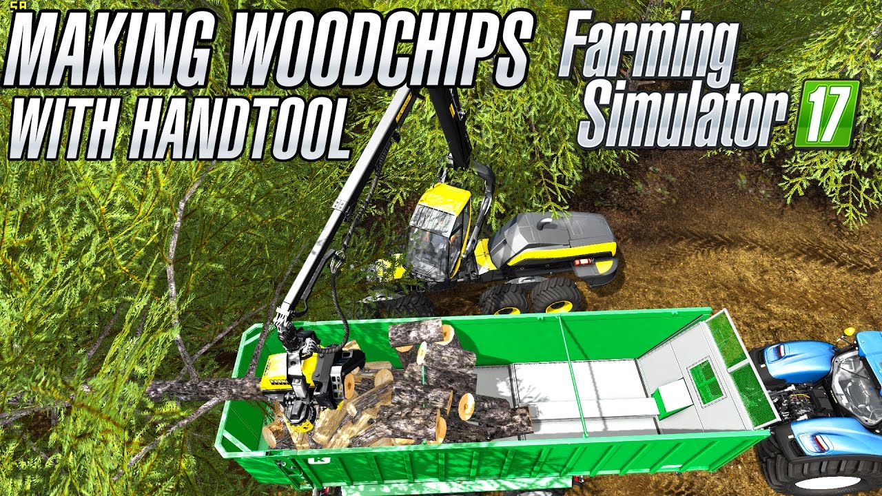 Making Woodchips with Handtool in Goldcrest Valley