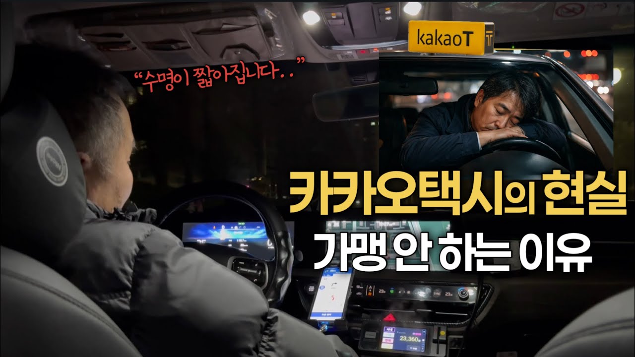 카카오 가맹 택시의 현실과 비가맹 기사님의 시선ㅣ폴리의카터뷰ㅣK8