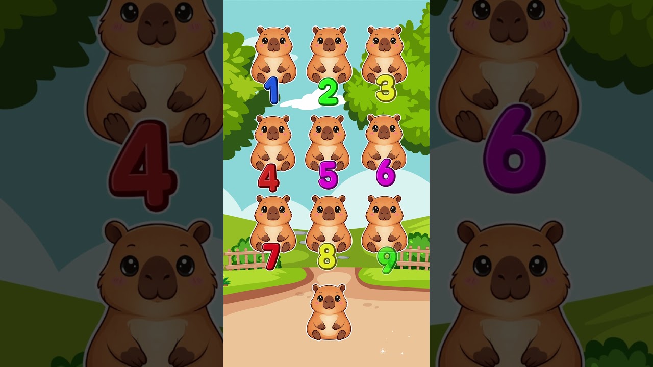 Cuenta del 1 al 10 para Bebés 👶 | Aprende los Números Jugando | Video Educativo 