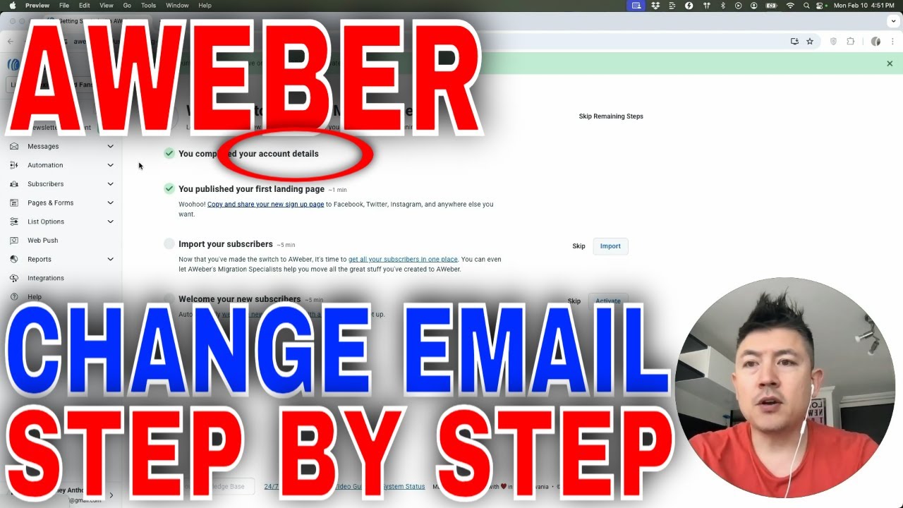 ✅  How To Change AWeber Email Physical Business Address🔴