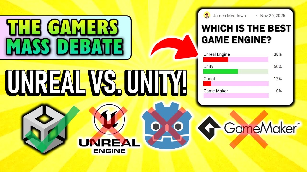 Unity ЛУЧШЕ, чем Unreal Engine! — Массовые дебаты геймеров