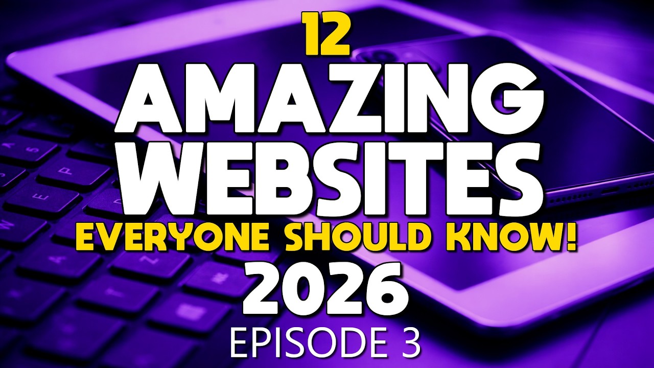 12 Powerful Websites Everyone Should Know! Episode 3 (2026)