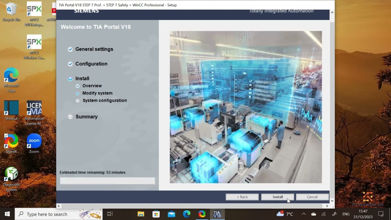 Siemens TIA Portal V18 Installation