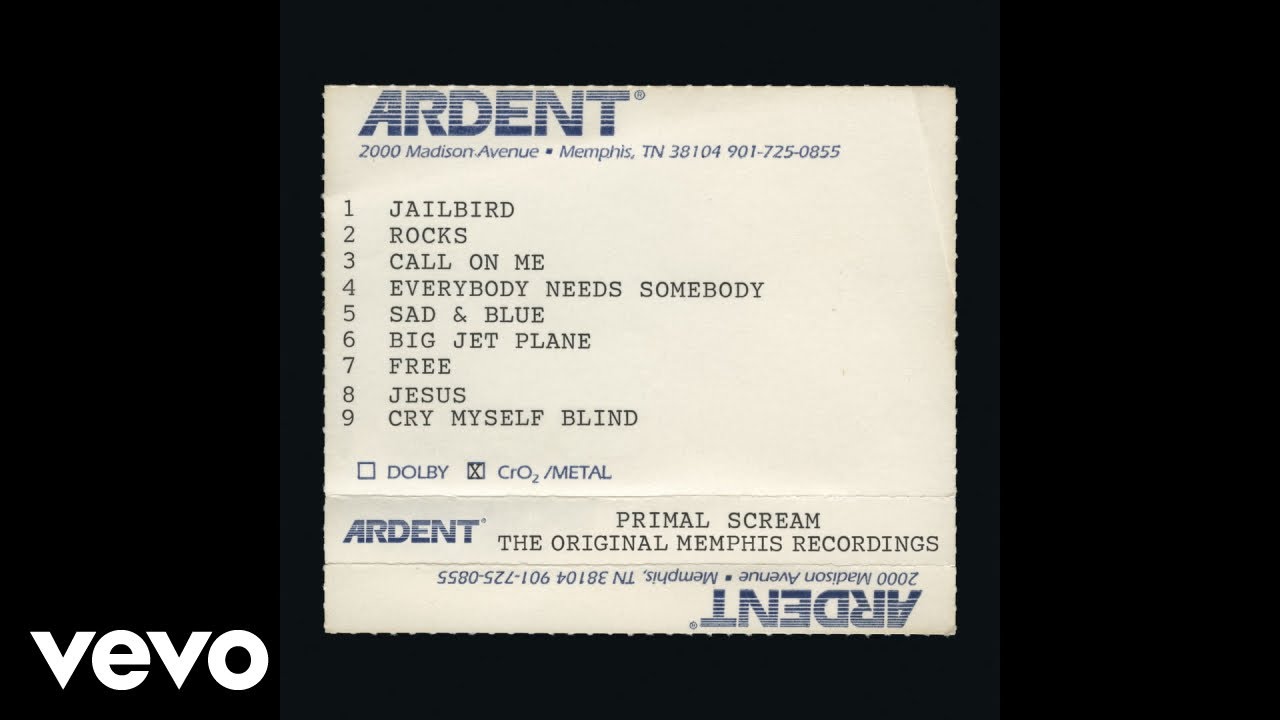 Primal Scream - Jailbird (The Original Memphis Recordings) [Official Audio]