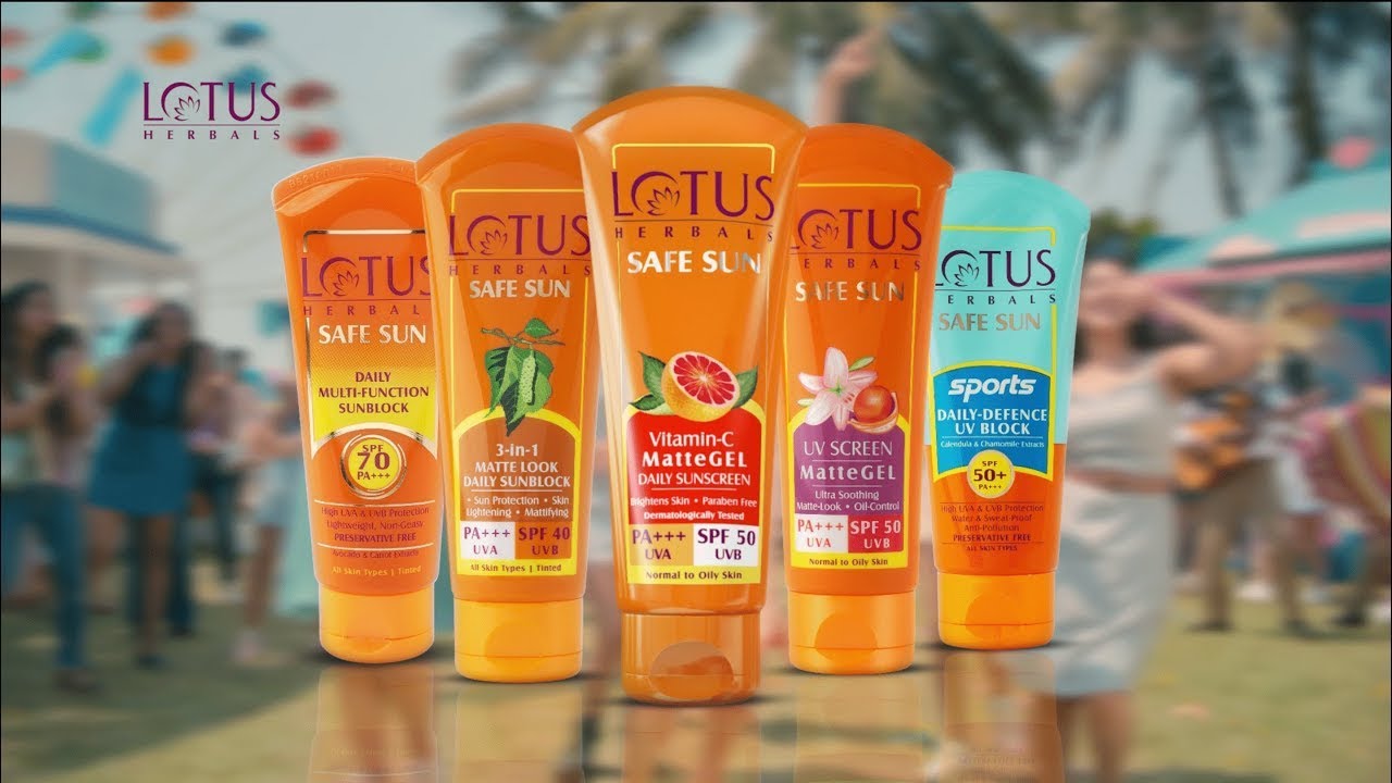 Lotus mattegel sunscreen