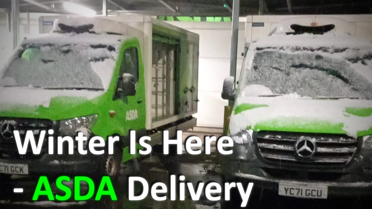Зима пришла — ASDA Delivery Driving