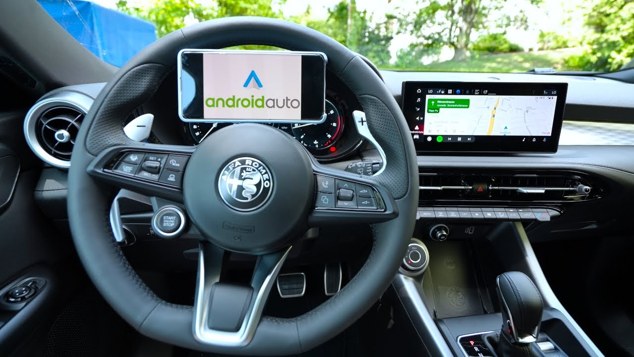 New Alfa Romeo Multimedia System & How to connect Android Auto | 4K
