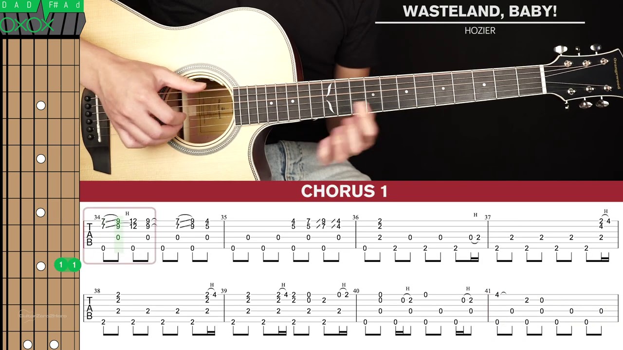 Wasteland, Baby! Guitar Cover Hozier 🎸|Tabs + Chords|