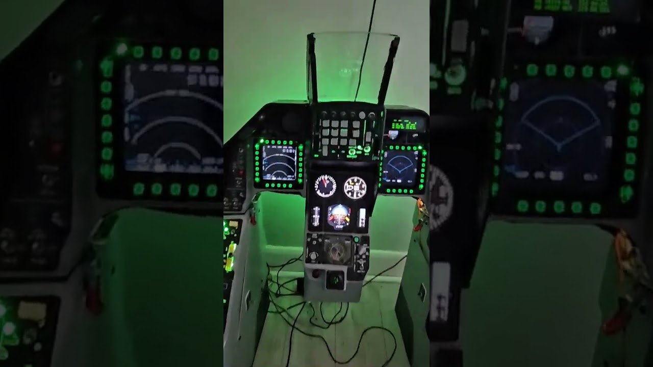 F16 Home-made Cockpit #dcs #thrustmaster #winwing #aviation #homemade