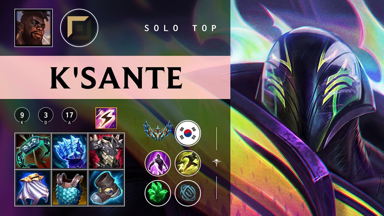 K'Sante Top vs Rumble - KR Challenger Patch 26.04